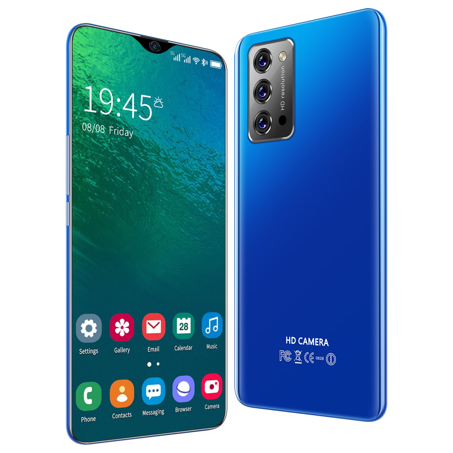 Note30 6.5 inch high-definition pixel large screen Android all-in-one video game wireless network low-cost mobile phone